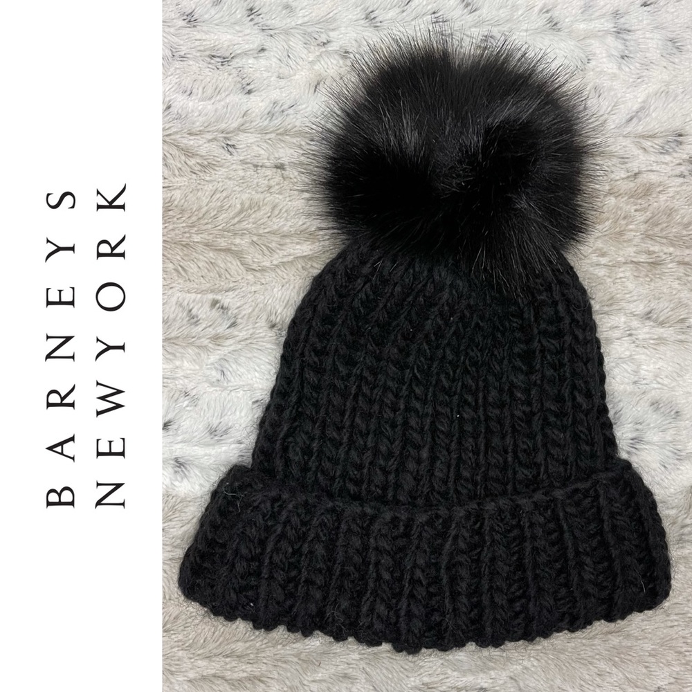Barney’s New York | Black Knit Beanie